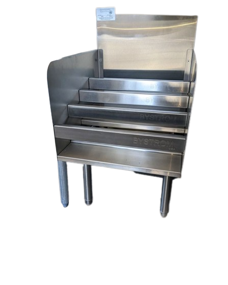 LIQUOR DISPLAY STEP UP STAINLESS STEEL